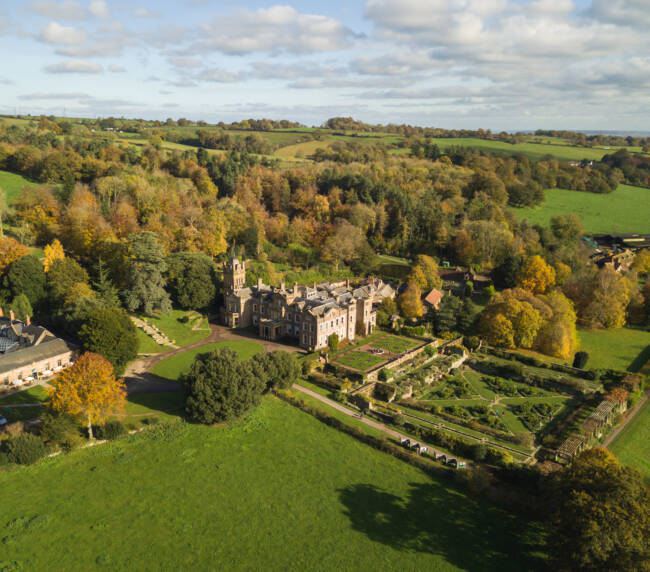 Hestercombe Gardens Aerial photograph