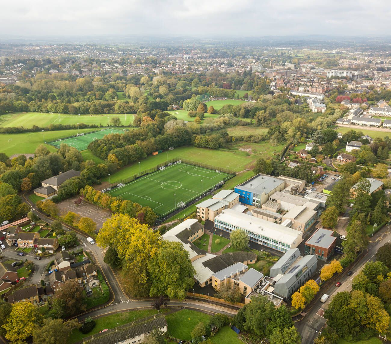 Richard Huish College Aerial Image