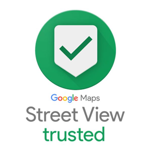 Google Street View Trusted logo